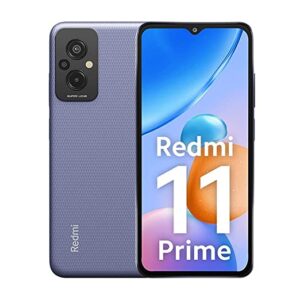 Redmi 11 Prime (Peppy Purple, 4GB RAM 64GB ROM)